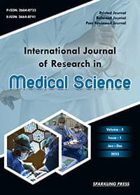 International Journal of Research in Medical Science Cover Page